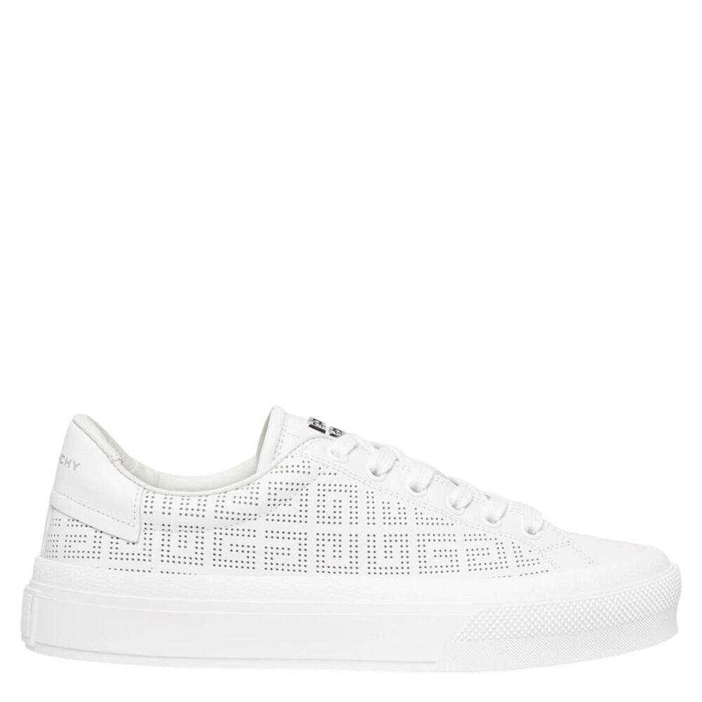 Givenchy NIB City Sport Leather Sneakers in White Size 37